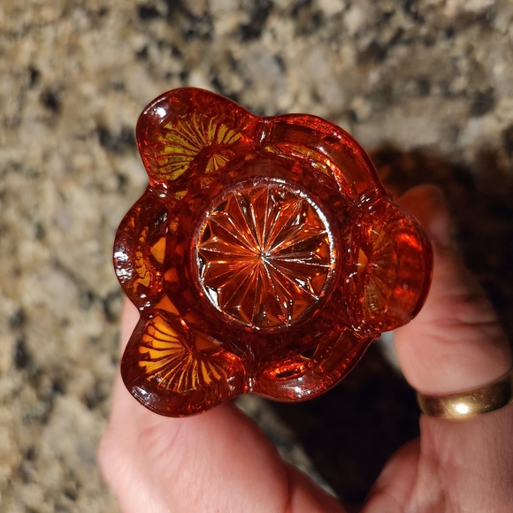 Fenton Amberina Hobnail Toothpick Holder - Picture 16 of 16